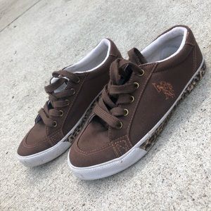 Ralph Lauren Leopard Print Sneakers